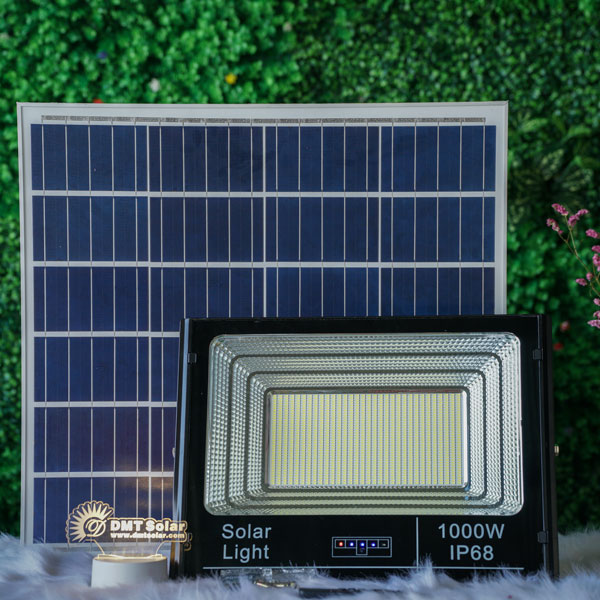 Đèn pha năng lượng mặt trời giá rẻ 1000W P-1000S 4 den pha nang luong mat troi 1000w h12